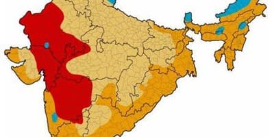 Климатическая карта Индии