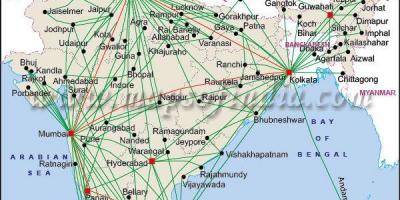 Воздушный карте Индии